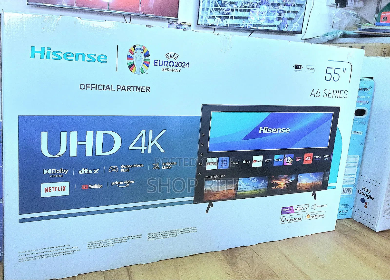 Hot Deal Hisense 55inches Uhd Smart A6 Series TVS