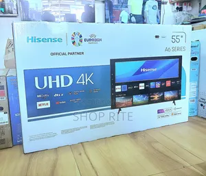 Crystal Clear Uhd Hisense 55inches Smart Tvs.