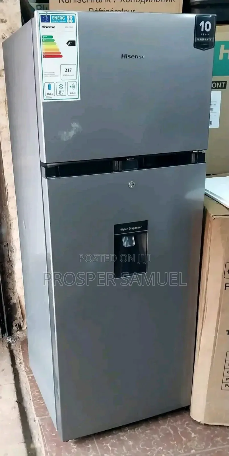 Brand New Hisense 270 Litres Refrigerator Double