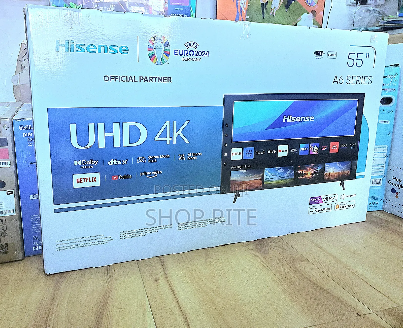 Hisense Uhd A6 Series Smart TVS 55 Inches Wholesale Offers