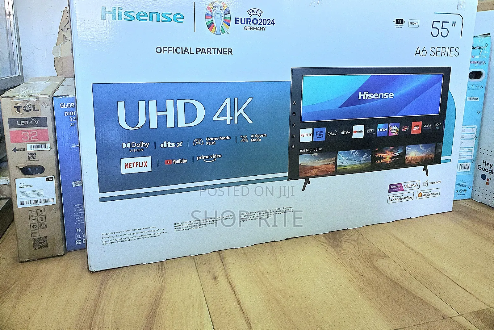 Hisense Uhd A6 Series Smart TVS 55 Inches Wholesale Offers