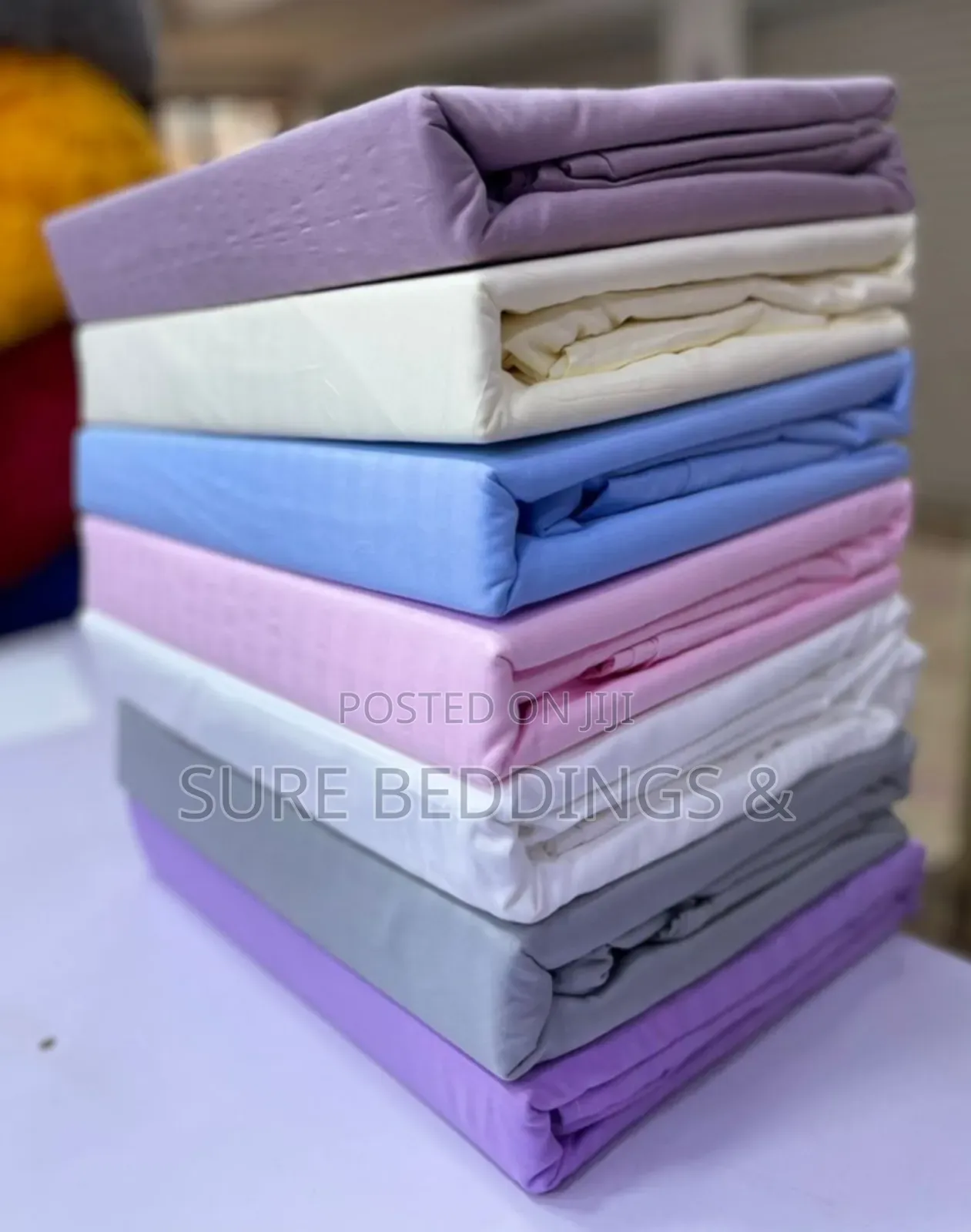 Stripped Hotel Bedsheets