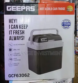24 Litres Geepas Mini Car Fridge.