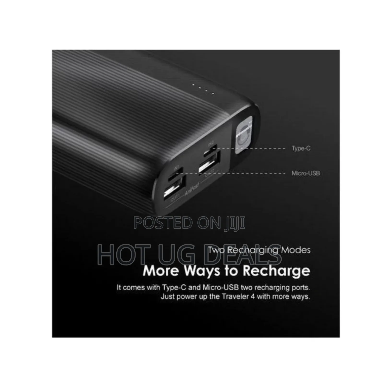 Oraimo Traveler-4 20000mah Portable Power Bank With Torch