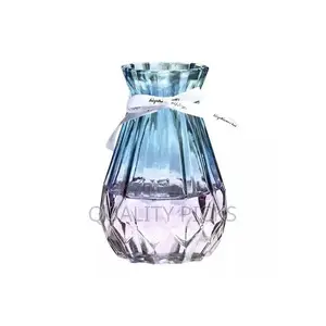 Transparent Glass Flower Vase Living Dining Room Decoration