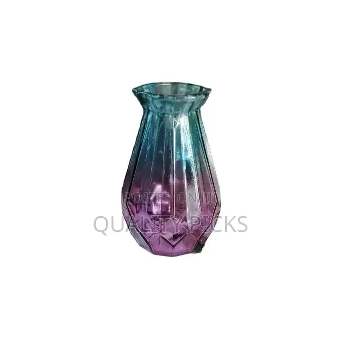 Transparent Glass Flower Vase Living Dining Room Decoration