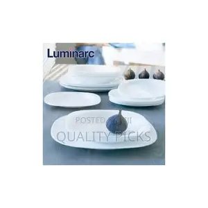 Luminarc Neo Carine White Plates Bowls Cups Plates Set