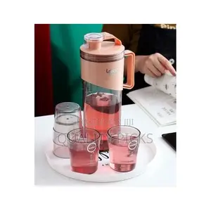 Jug With Glass Set Pitcher Water Jug Set 1.6 L With 4 Cups