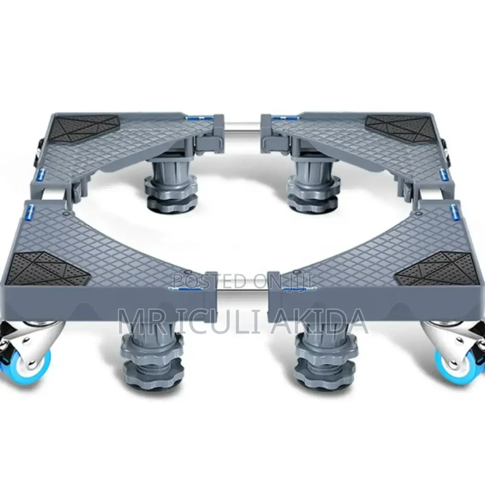 Adjustable 4wheels+4strong Feet Fridge/Washing Machine Stand
