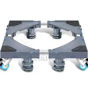 Adjustable 4wheels+4strong Feet Fridge/Washing Machine Stand