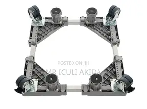 Adjustable 4wheels+4strong Feet Fridge/Washing Machine Stand