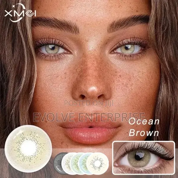 KSSEYE 2pcs Natural Color Contact Lenses