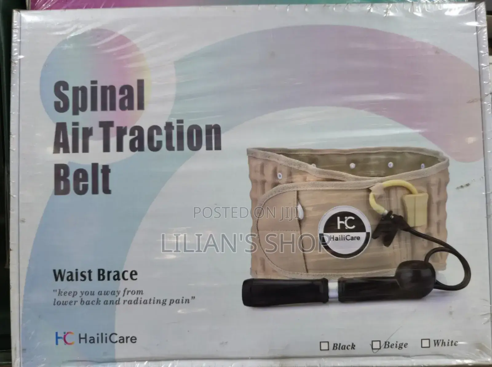 Inflatable Massage Waist Belt Spinal Air Traction Belt