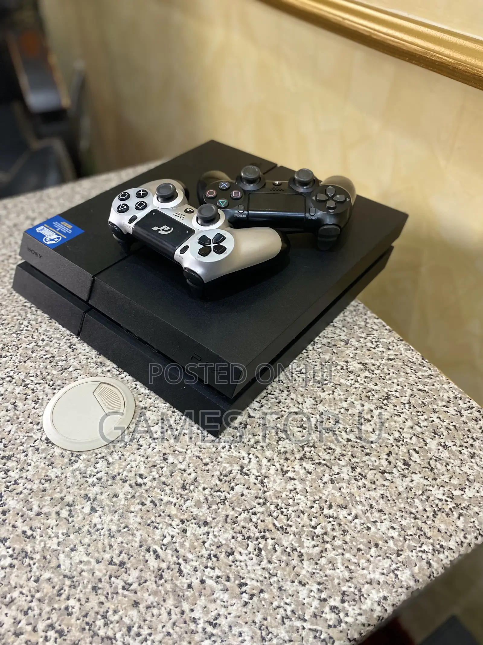 Ps4 Standard Chipped 2 Game Pads but Good as New ??!!