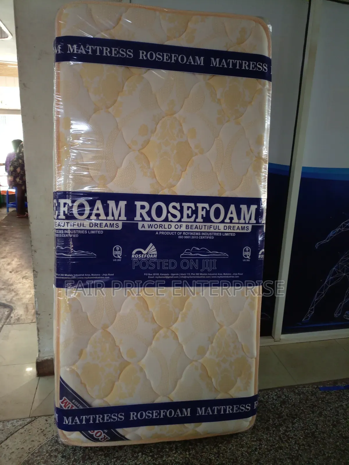 Spring Mattress Double Layers 3x6x10 Inches Rosefoam