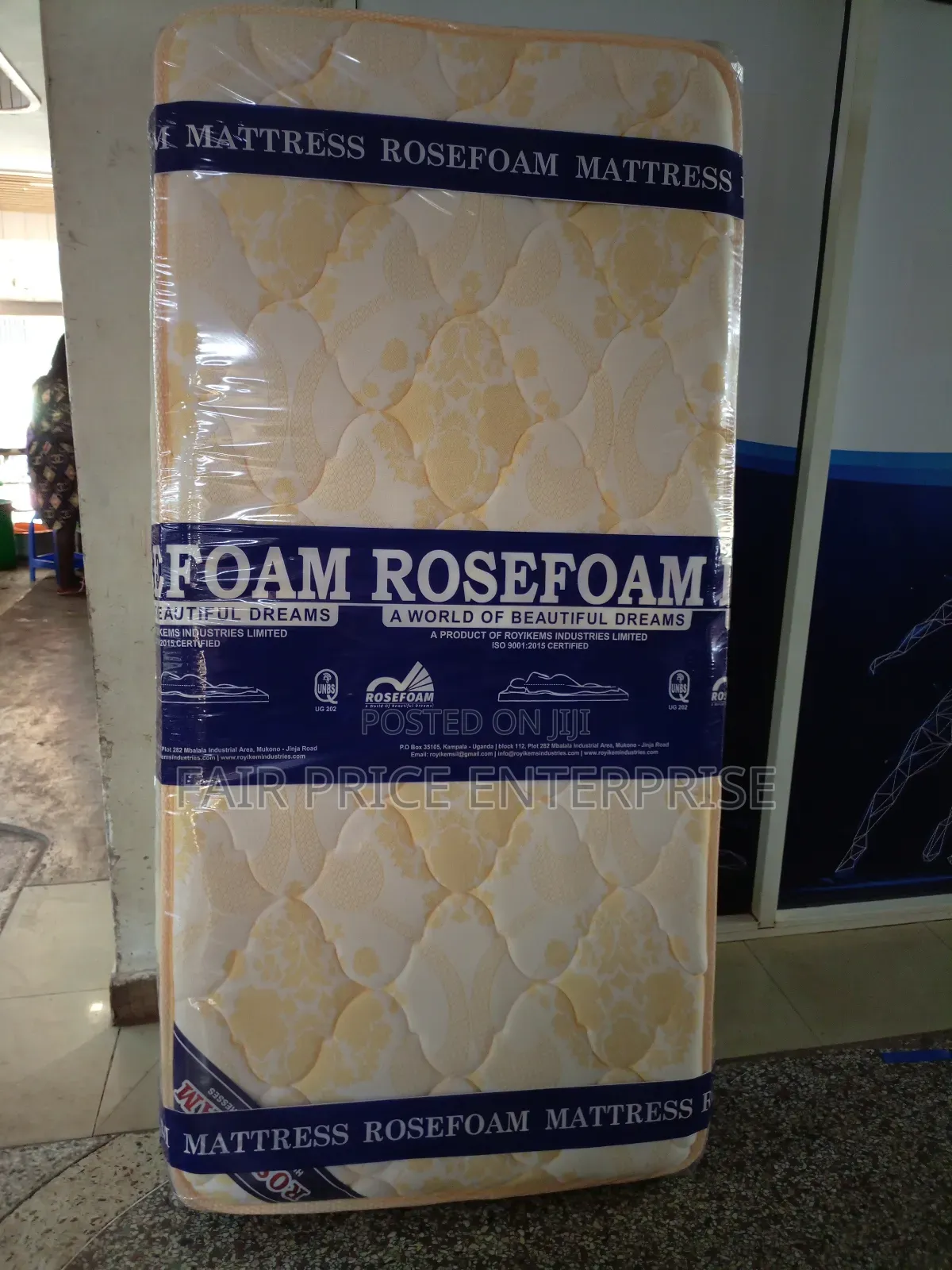 Spring Mattress Double Layers 5x6x10 Inches Rosefoam