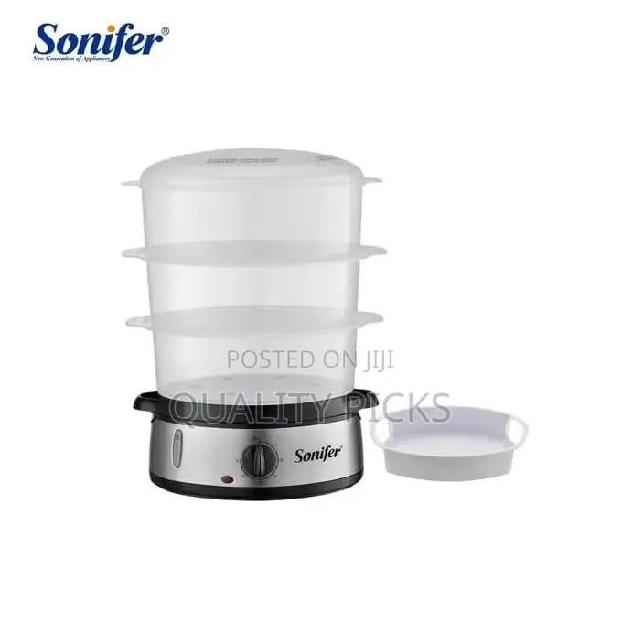 Sonifer Electric Food Steamer for Cooking, 3 Tiers