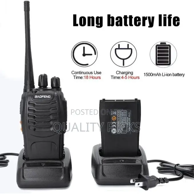 Baofeng BF-888S Radio Handheld Two Way Radio Walkie Talkies