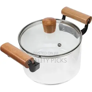 2.5L Soup Steam Pot Cooking Saucepan Glass Ramen Bowls