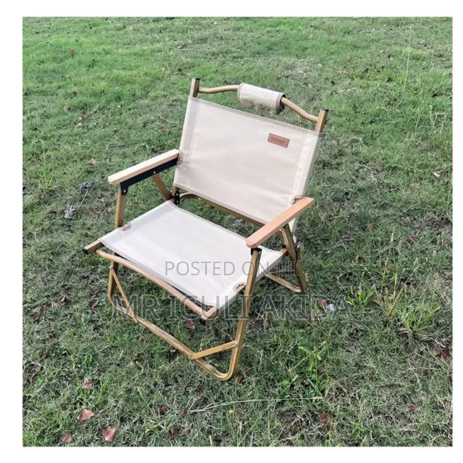 Flexible Comfortable Foldable Camping Chair With Armrest