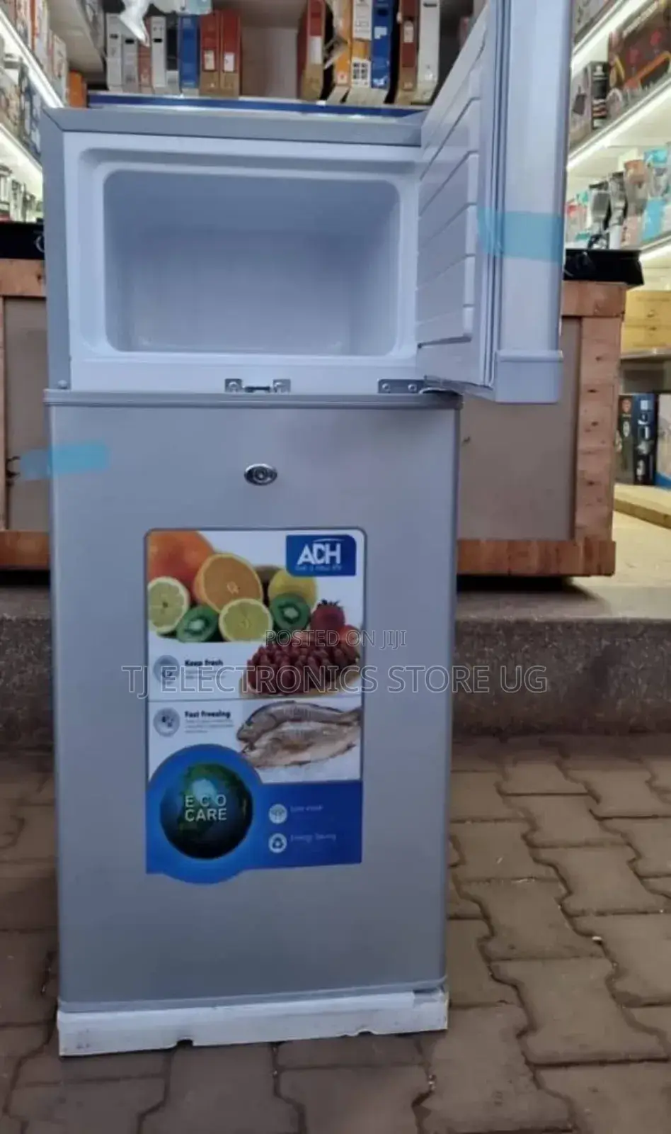 108L Brand New Adh Double Door Fridge
