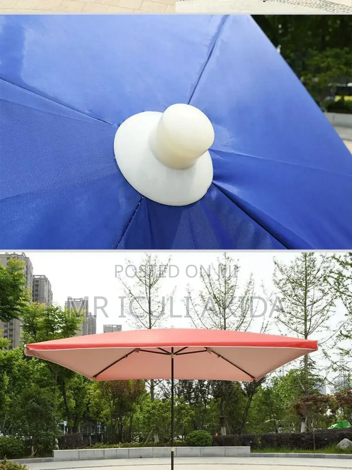 2x2mtrs Square Beach/Business/Pool Side Garden Sun Umbrella