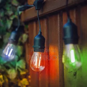 10 PCS Colored String Filament Bulbs - 5 Metres, RGBY