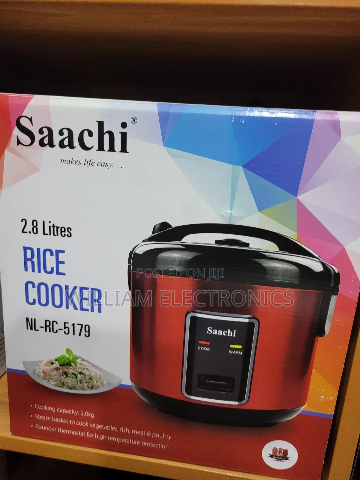 NL-RC-5179 Rice Cooker/Saachi Rice Cooker 2.8L
