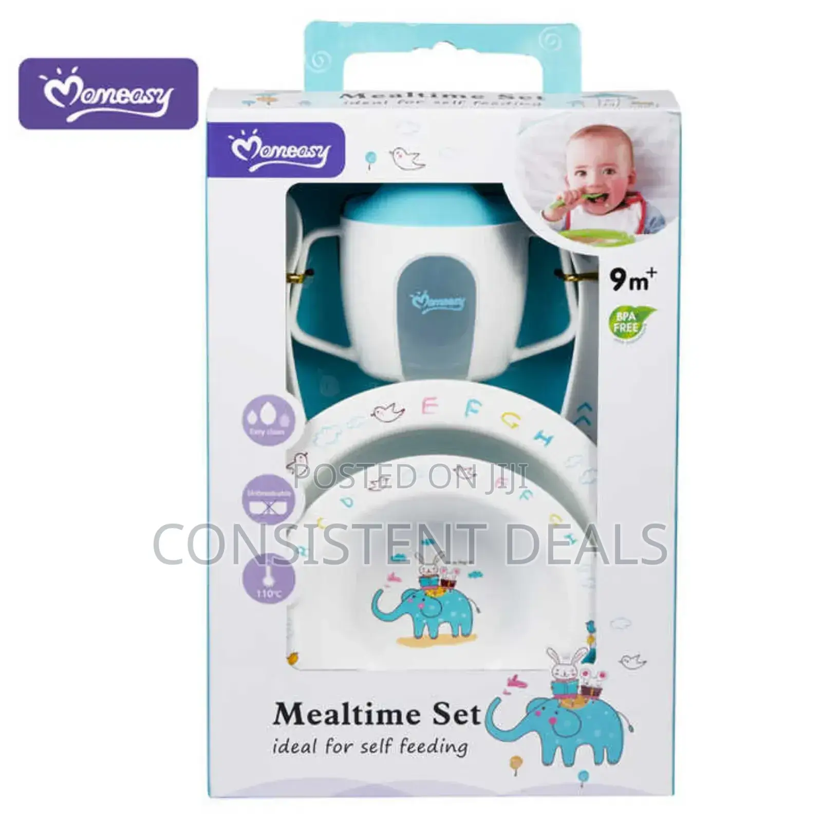 Momeasy Baby Mealtime Feeding Set
