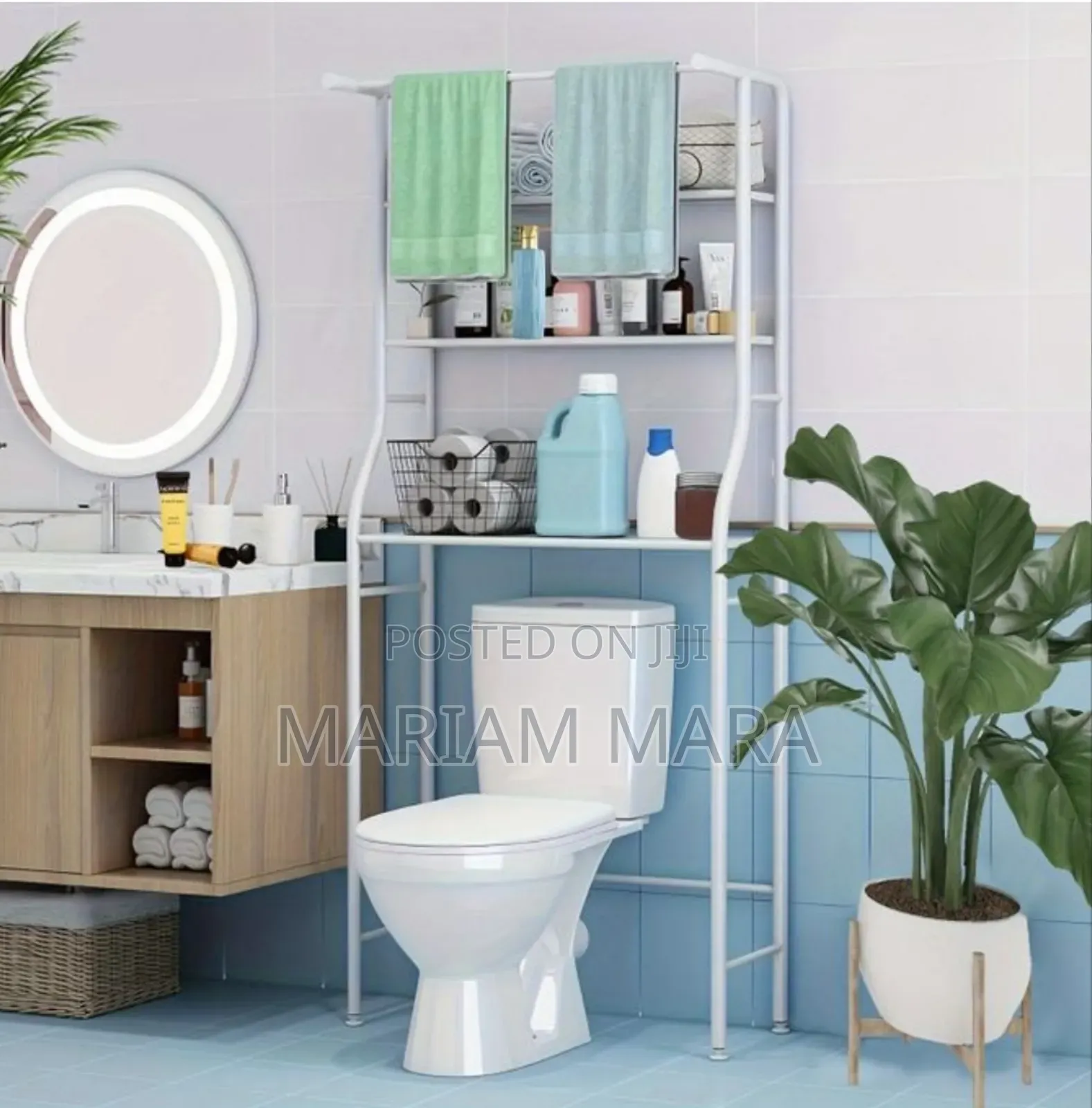 Bathroom Rack Organiser/Toilet Rack/Washing Machine Rak