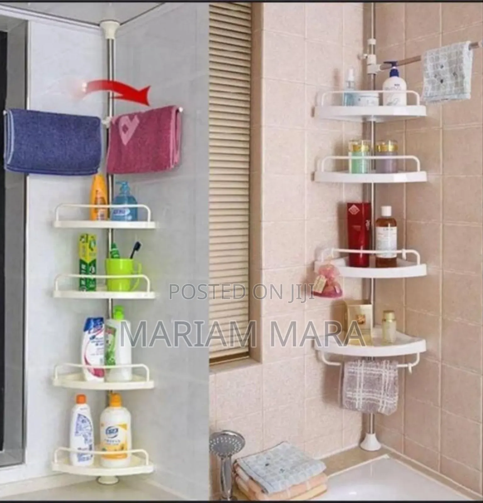 Bathroom Coner Shelf Organiser