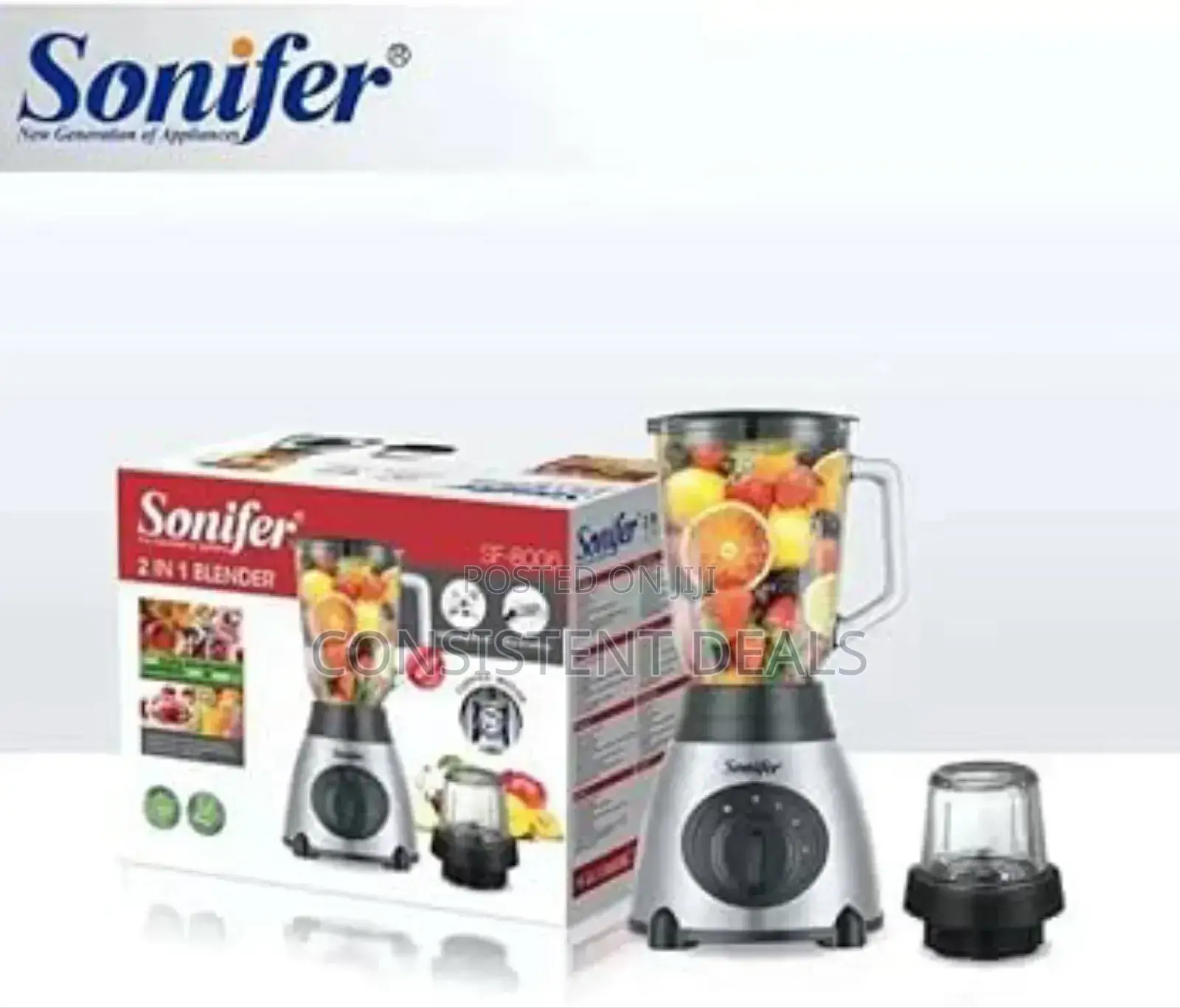 Sonifer 2in1 Electric Multifunctional Blender