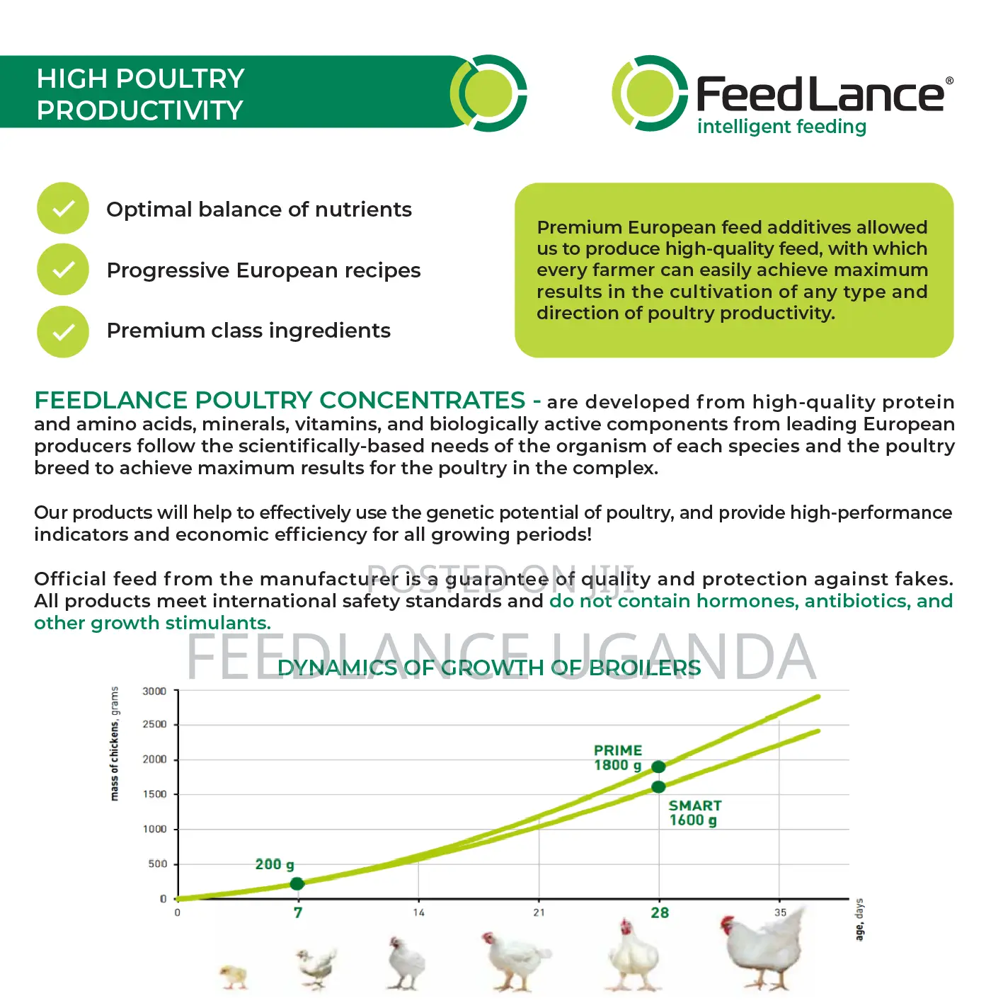 Feedlance Broiler Concentrate 35%