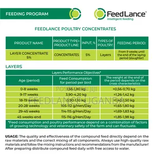 Feedlance Layer Concentrate 5% - Protein-Vitamin-Mineral