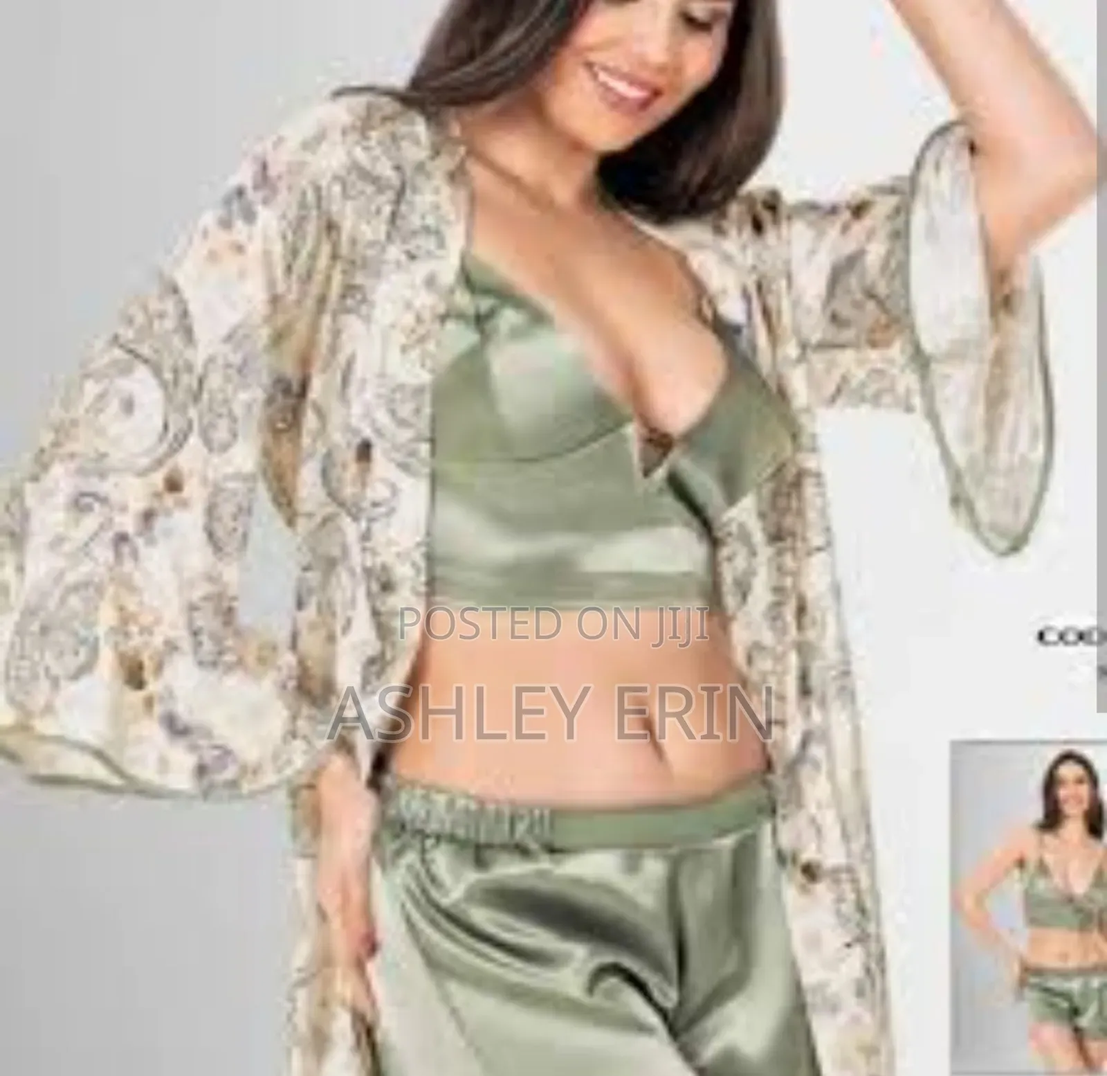 3pcs Women's Satin Night Wear