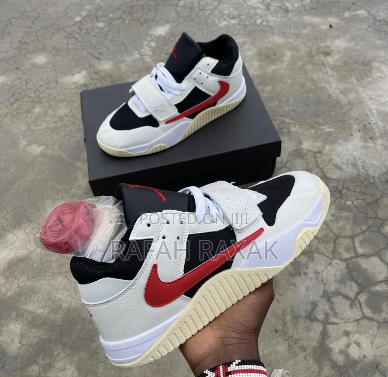 Nike Air Jordan Jumpman Travis Scott University Red Sneakers