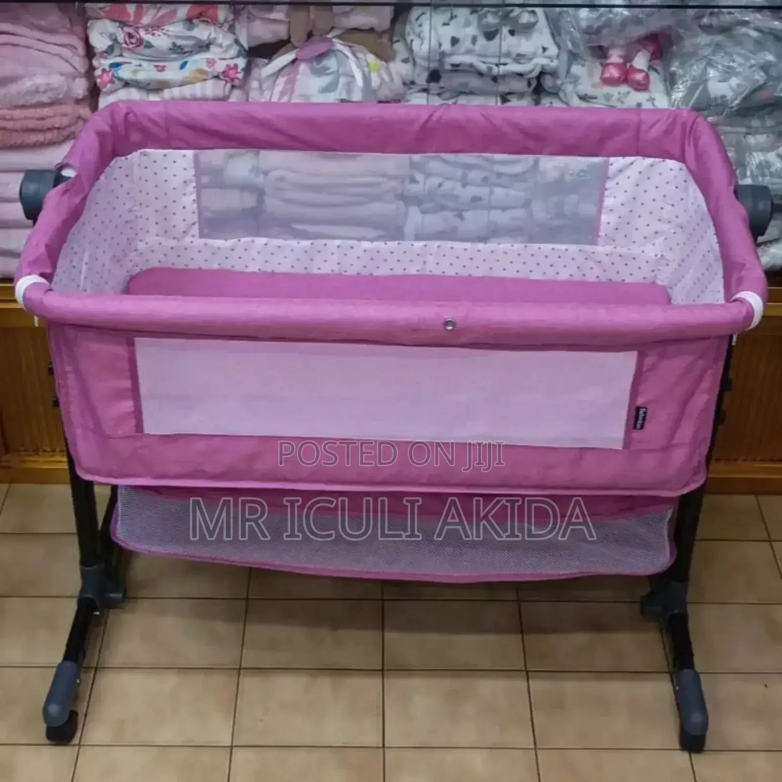 Baby Crib Cot Bassinet Bedside Cradle Bed WTH Mosquito Net