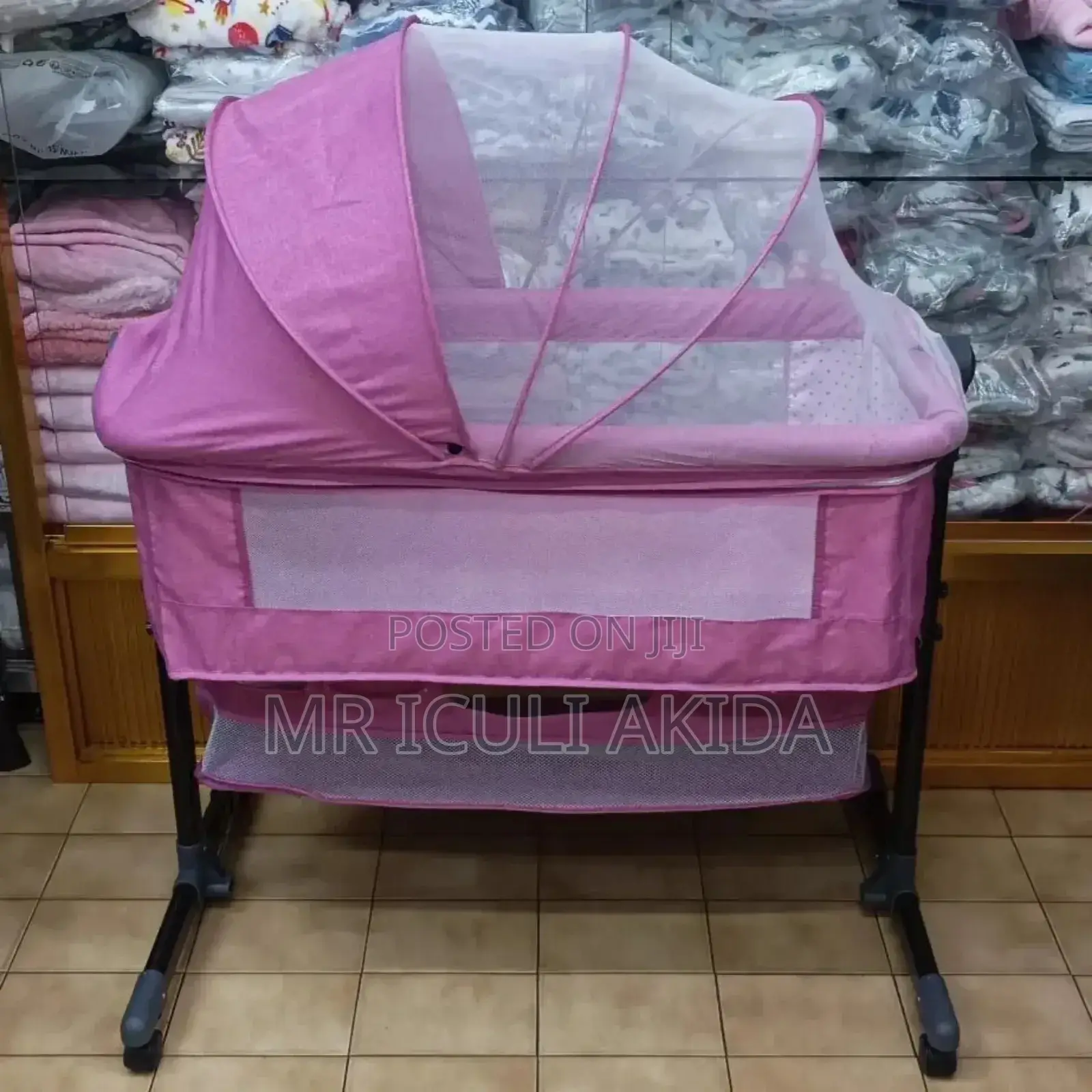 Baby Crib Cot Bassinet Bedside Cradle Bed WTH Mosquito Net