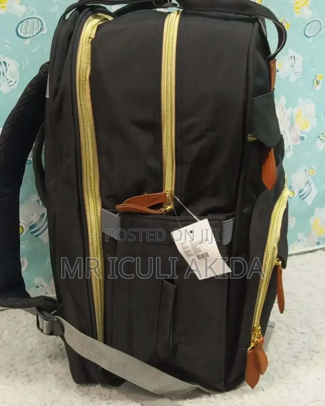 3in1 Baby Diaper Bag Bed WTH Usb Port,Mosquito Net,Bottle
