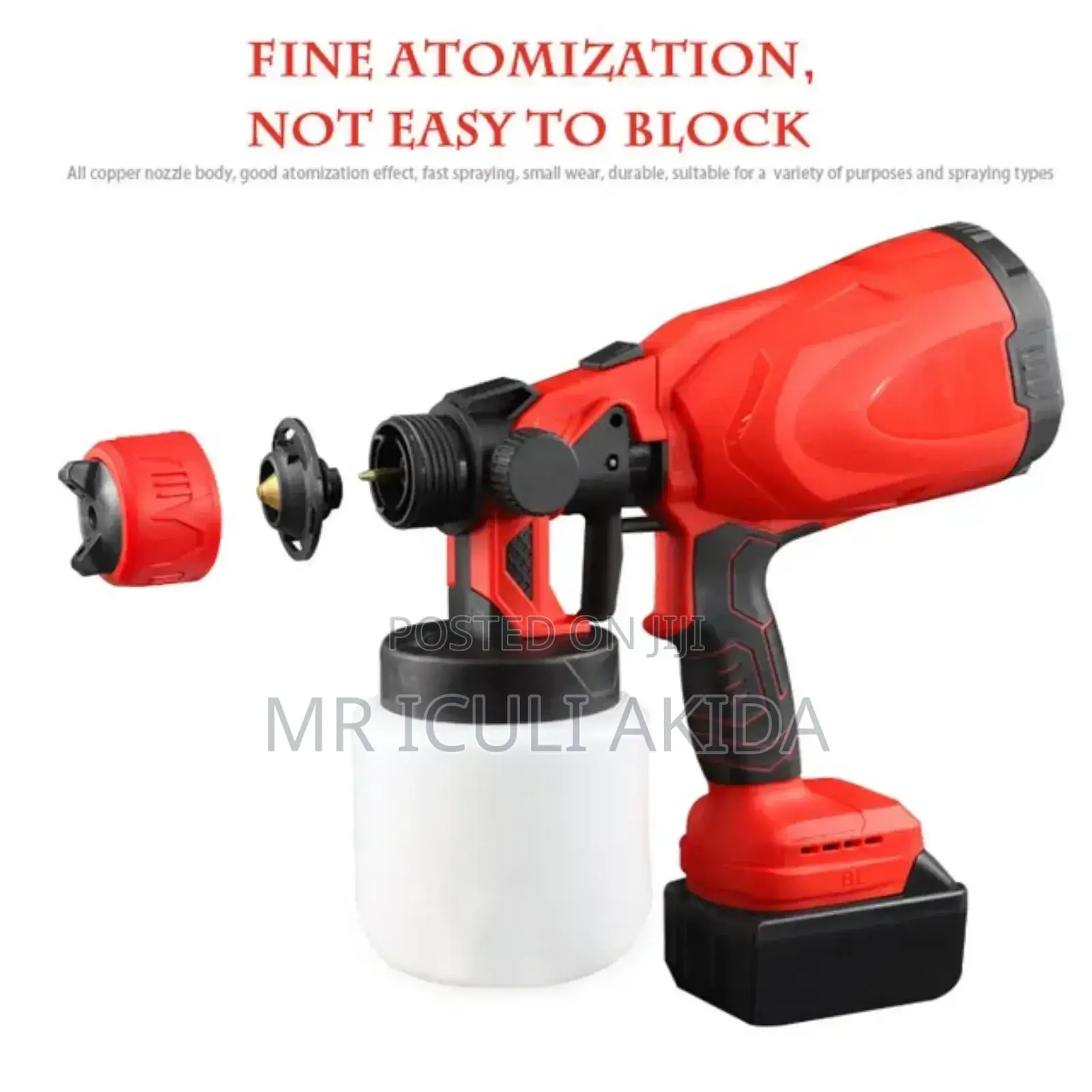 Cordless Lithium Battery Paint Spray Gun