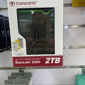 2tb Transcend- External Harddrive