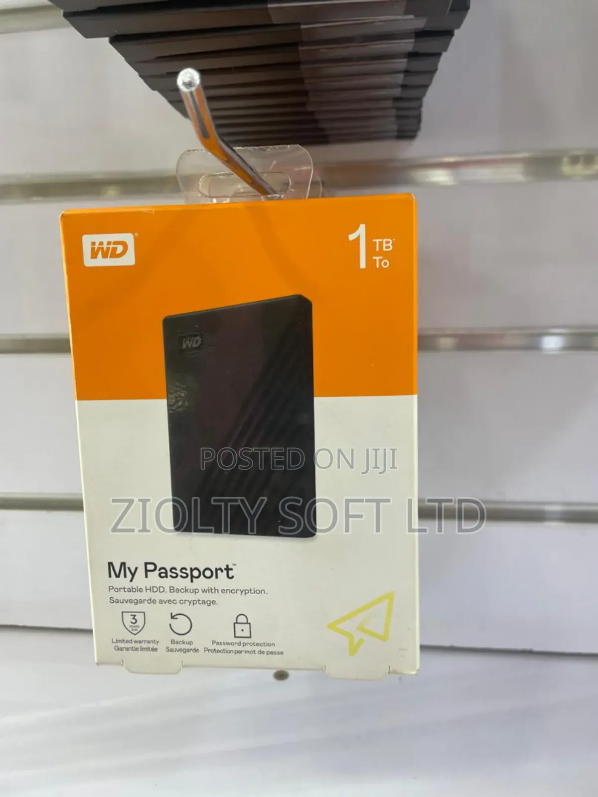 WD My Passport Portable External Hard Drive