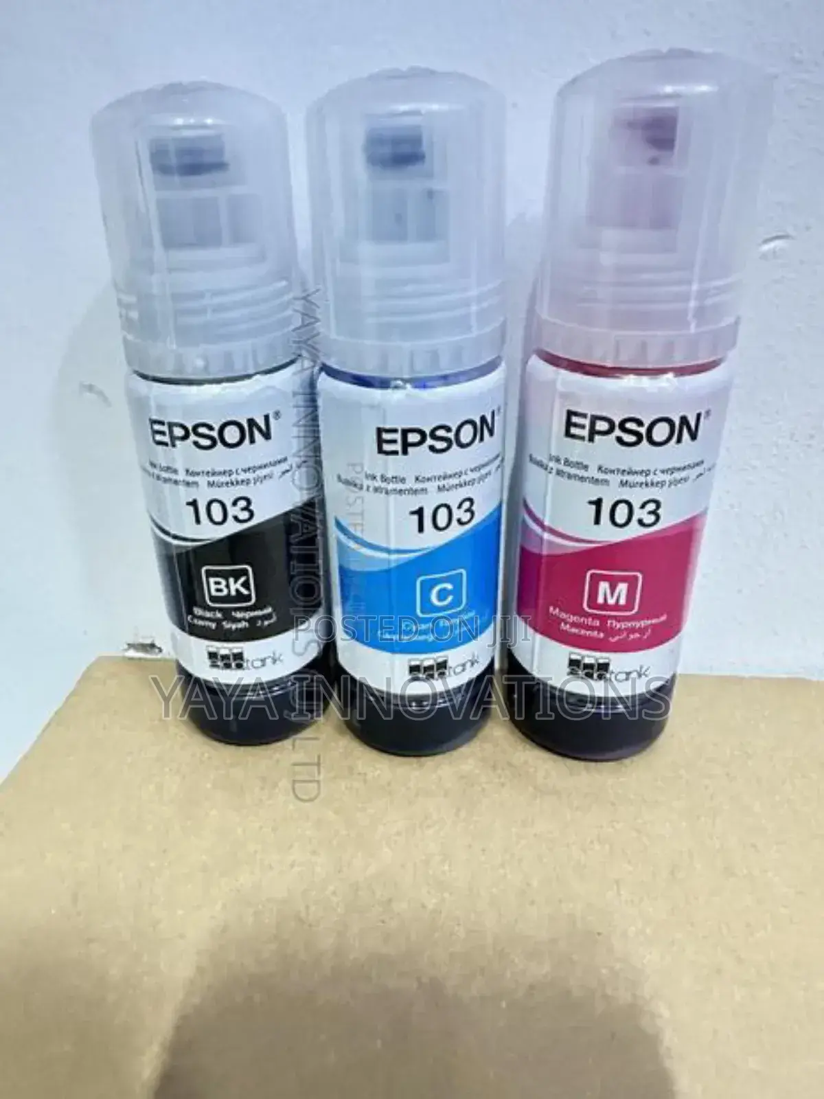 Cyan Black Magenta Epson Ink