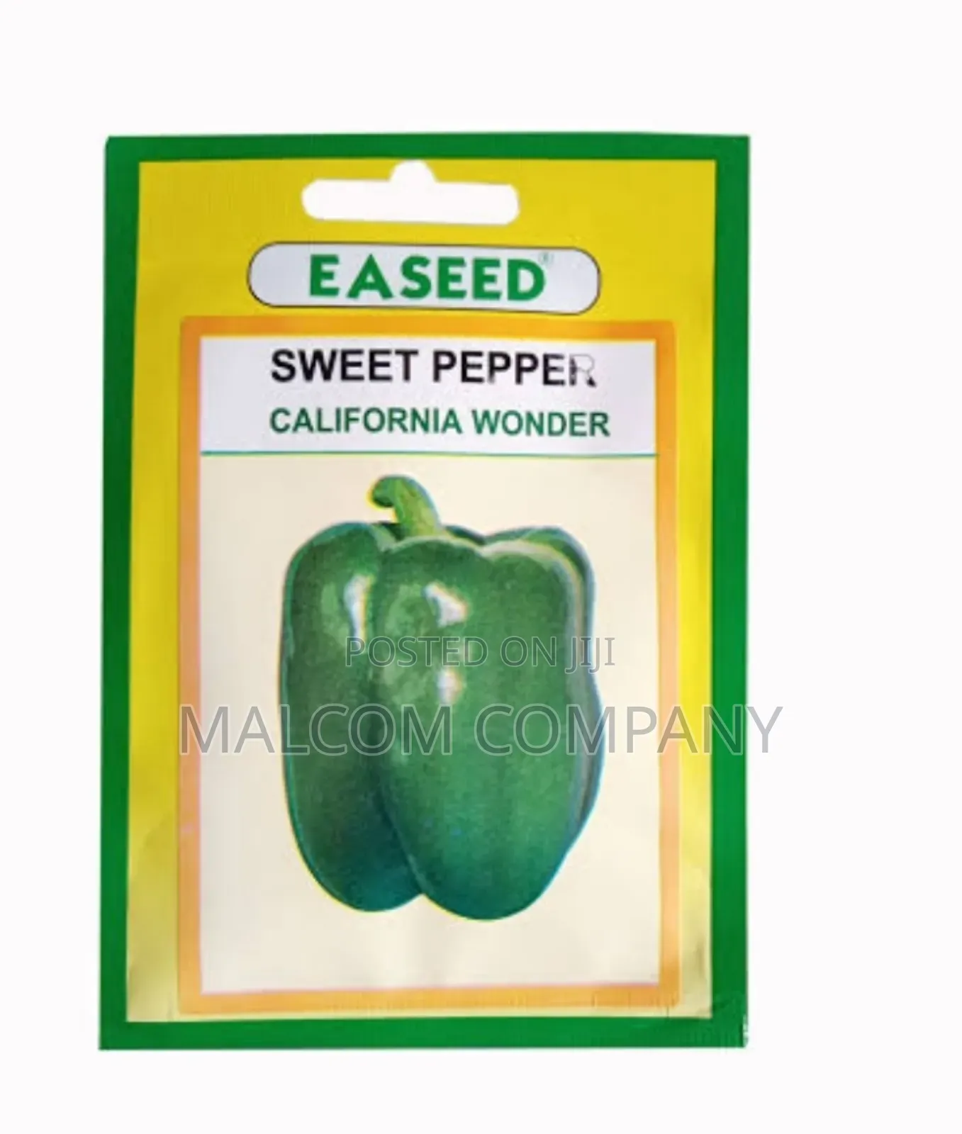 Sweet Pepper Seeds. 200g Per Acre. Out Put 10 Tonnes.