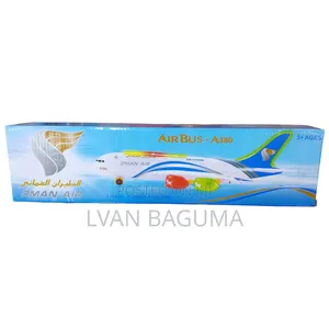 Aeroplane Air Bus Toy for Kids - Battery Powered, Lights