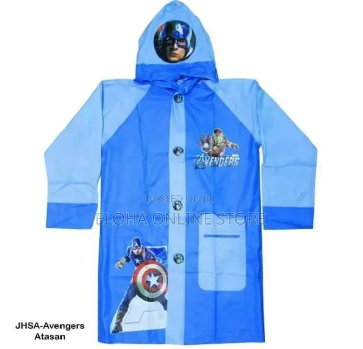Avengers Character Kids Rain Coat