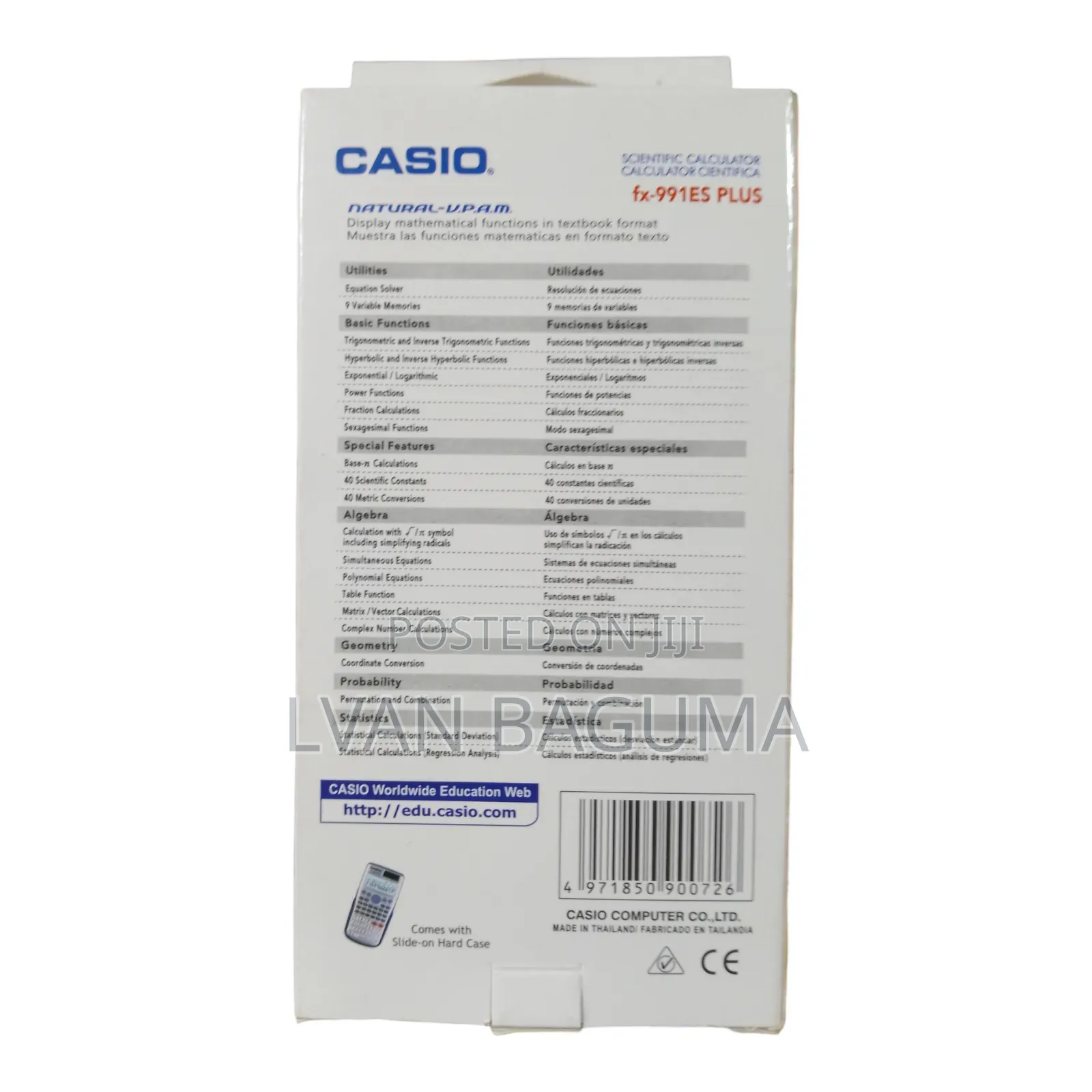 Casio Fx-991 ES Scientific Calculator - 1st Edition
