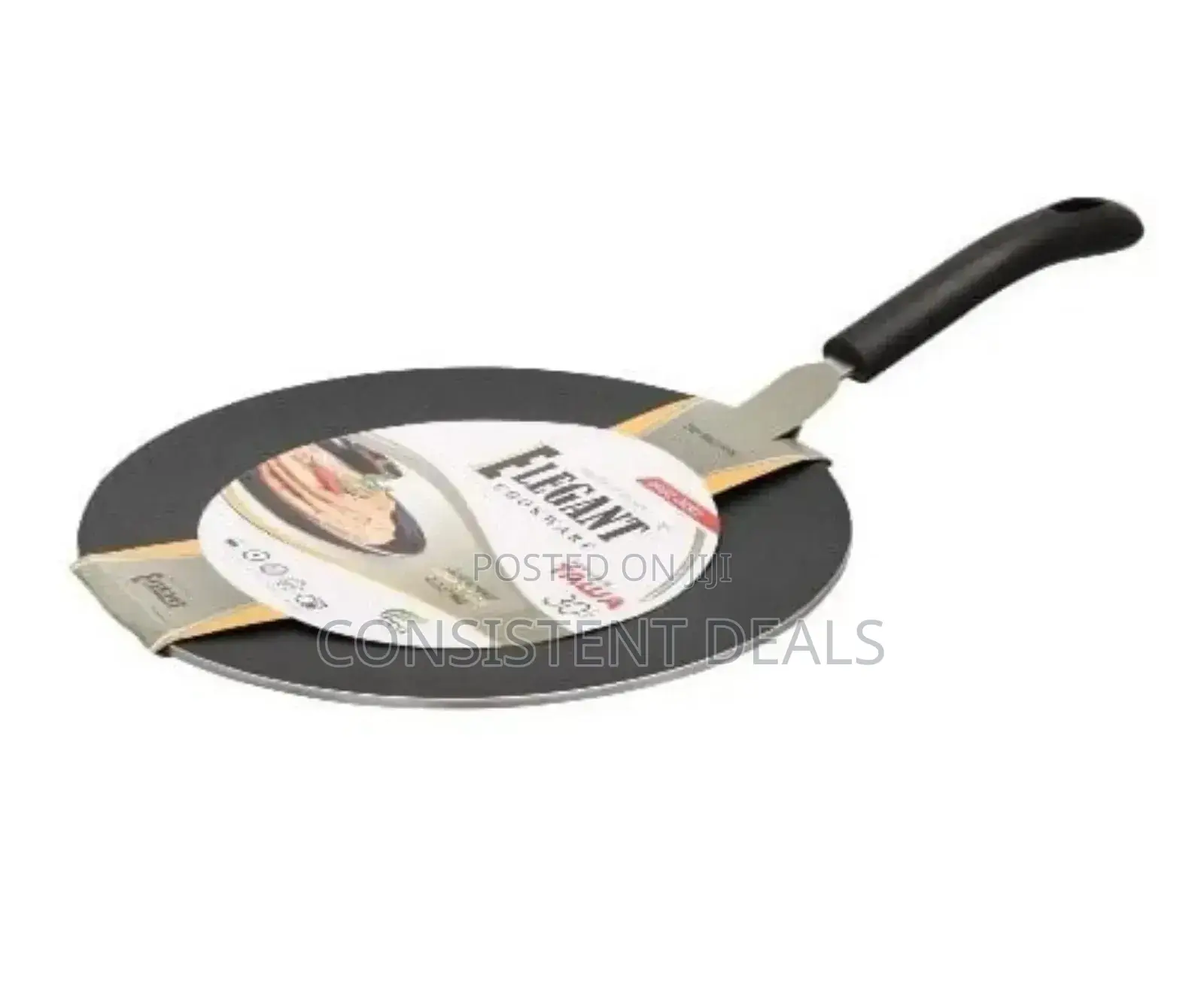 Nonstick Bakeware Pan , Flat Fry Pan With Handle