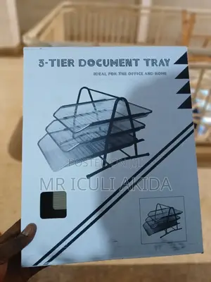 3tier Document Rack/File Tray Ideal for Home and Office