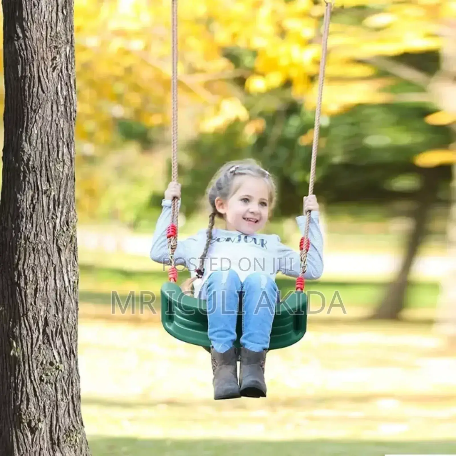 Modern Kids Play Swing With Adjustable PE Rope Upto 150kgs